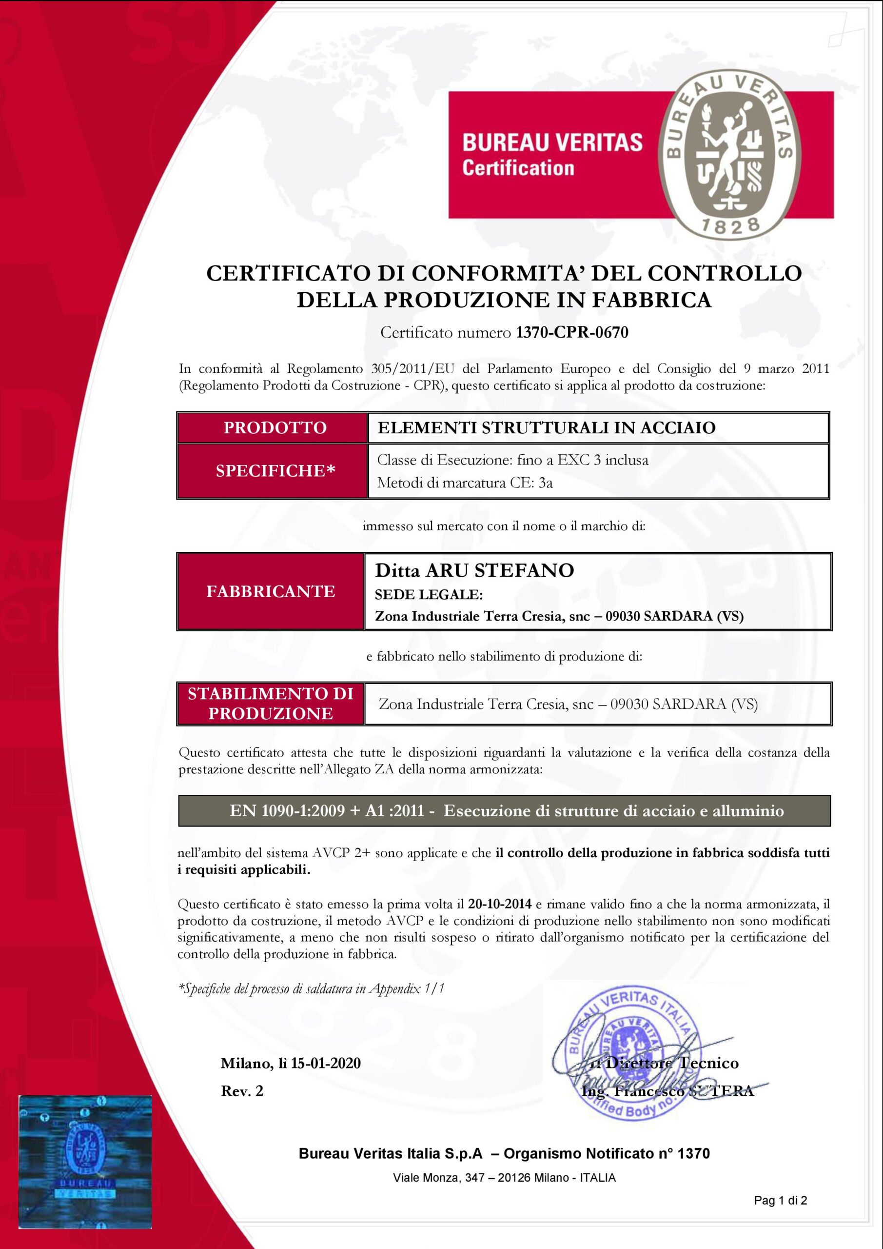 Certificazioni